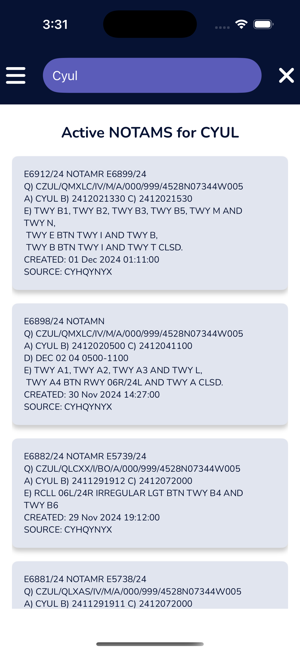 AtcoGuide notams